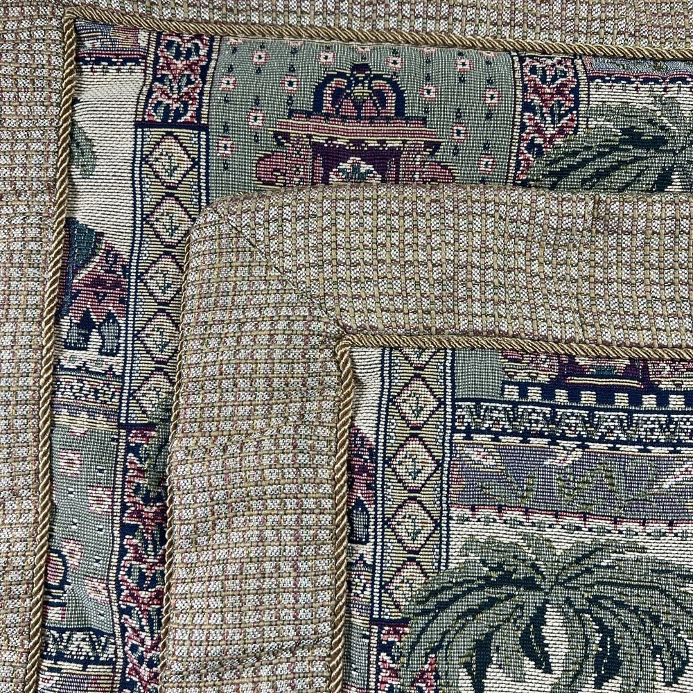 Set Of 2 Pacific Designs Standard Pillow Shams Multi Exotic Tapestry (25